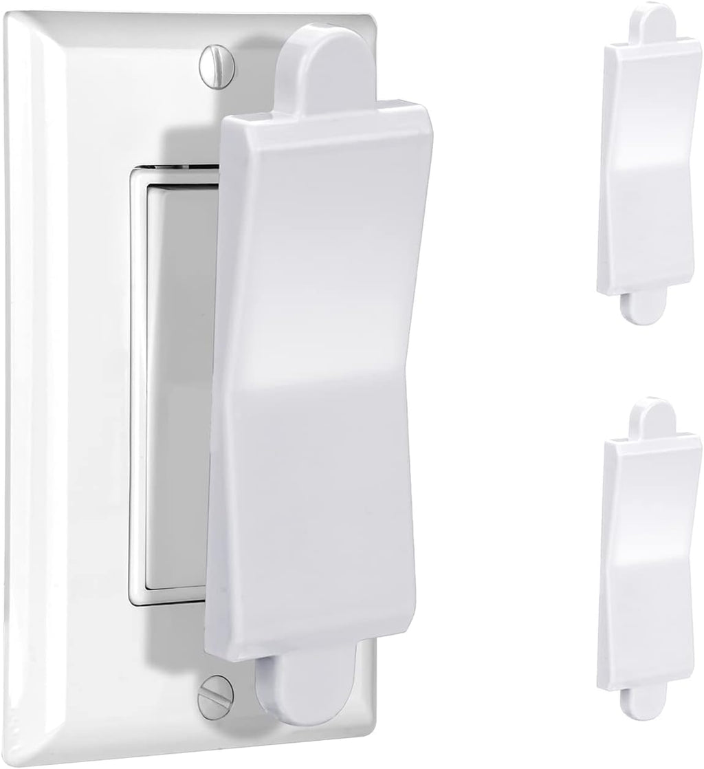 Magnetic Light Switch Guard Cover, Light Switch Guard, Light Switch Blocker, Light Switch Lock, Switch Cover Guard, Child Proof Light Switch Cover Guard (White,2 Piece)