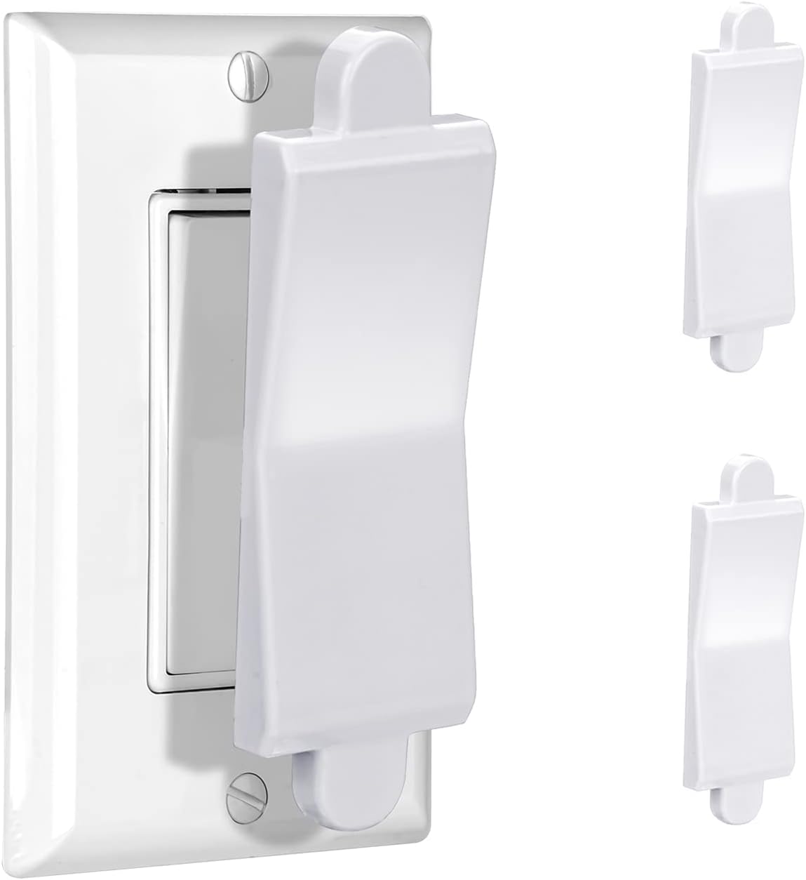Magnetic Light Switch Guard Cover, Light Switch Guard, Light Switch Blocker, Light Switch Lock, Switch Cover Guard, Child Proof Light Switch Cover Guard (White,2 Piece)