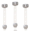 Baby Proofing Child Safety Locks(3 PCS) - Cabinet Locks for Babies,3M Adhesive Cabinet Latches, Multi-Purpose for Fridge Drawers,Ovens Toilet Seats,Trash Can, No Drilling (3 Count)