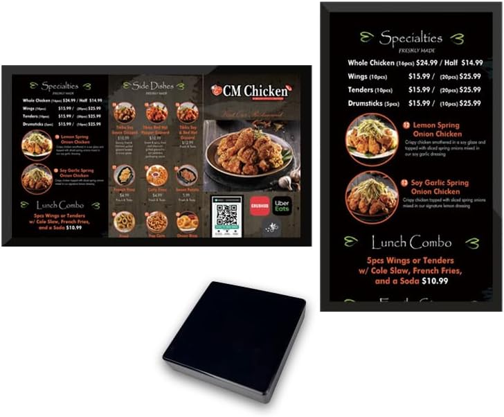 Digital Signage Player Box 2+16G Non-Subscription CMS Advertising Media Player for TV Restaurant Menu Display Box (YM06)