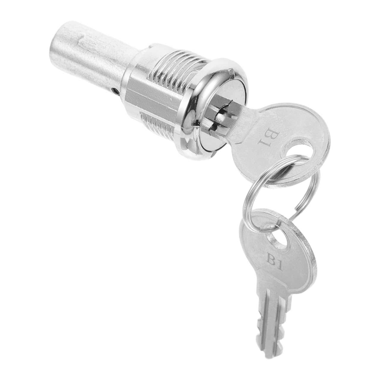 VOSAREA 1 Set Vending Machine Lock Replacement Secure Metal Cylinder Lock Assembly Kit for Gumball Machine Candy Dispenser