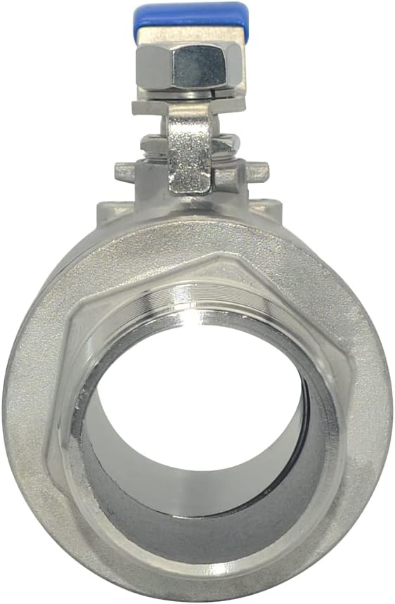 DAN SPEED 2 Inch Male x Female NPT Ball Valve S304 Stainless Steel,Full Port Heavy Duty for Water, Oil, and Gas,1000WOG (2 inch)