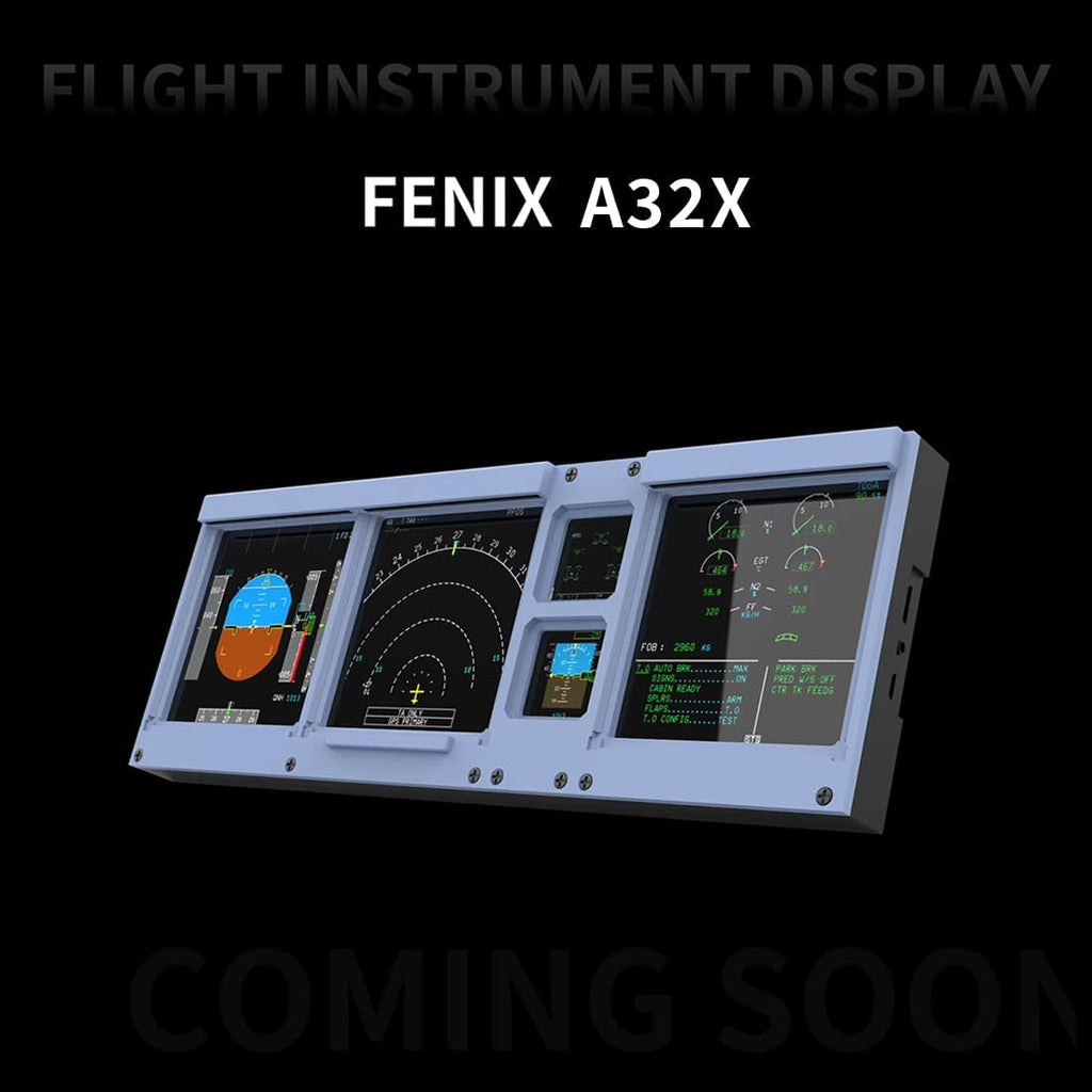Hoowalt D106 4-in-1 Flight Simulator Display - PFD/ND/ECAM/E/WD for MSFS 2020/2024, Compatible with PMBG, FBW NEOV2 | Windows Home Cockpit Panel for A32X/A35X/A38X