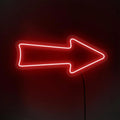 Arrow Neon Sign for Directions, Business Backdrop, Arrow LED Light Signs, Direction Neon Signs, Directional Lights Sign, Door arrow Neon Sign, Entrance Direction Sign Dimmable.Size:12inch-USB