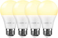 Lighting EVER LED Smart Light Bulbs, Compatible with Alexa and Google Assistant, 60 Watt Equivalent, Dimmable with App (Not Support Traditional Dimmers), Warm White 2700K, A19 E26, 2.4GHz WiFi Only