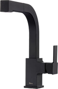 Pfister Arkitek Kitchen Faucet with Pull Out Sprayer, Single Handle, High Arc, Matte Black Finish, LG534LPMB