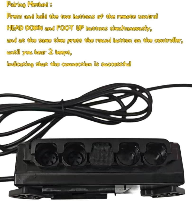 Adjustable Bed Remote for Richmat HJH13D Bed Remote Control and HJC18 Control Box Replacement Parts