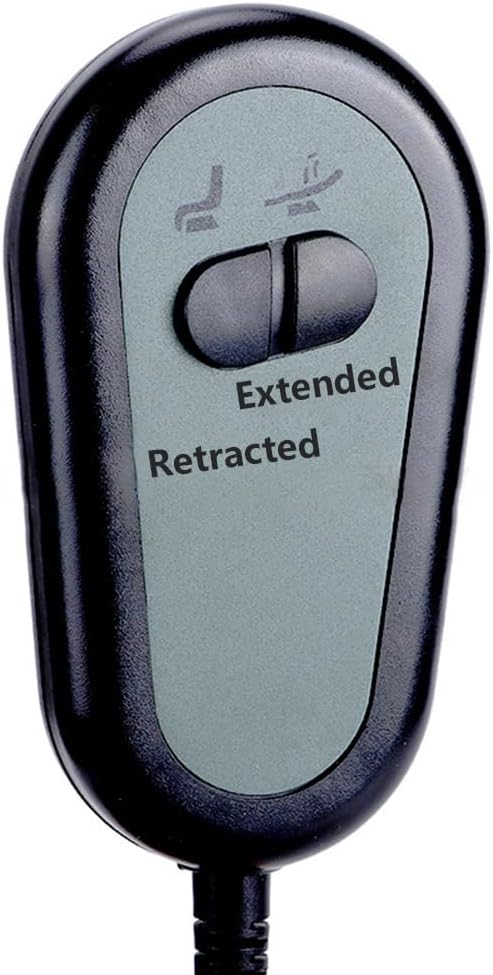Gourd Shaped 2Key Recliner Switch Controller,5Pin Plug Fixed Replacement Compatible with Okin Limoss Dewert Power Chair Lift Lazy Chair Remote Control Stand