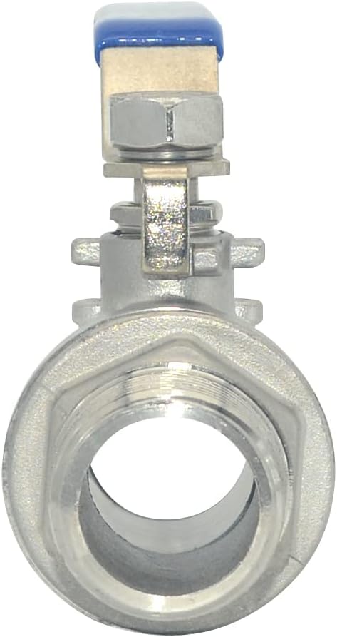 DAN SPEED 1 Inch Male x Female NPT Ball Valve S304 Stainless Steel,Full Port Heavy Duty for Water, Oil, and Gas,1000WOG (1 inch)