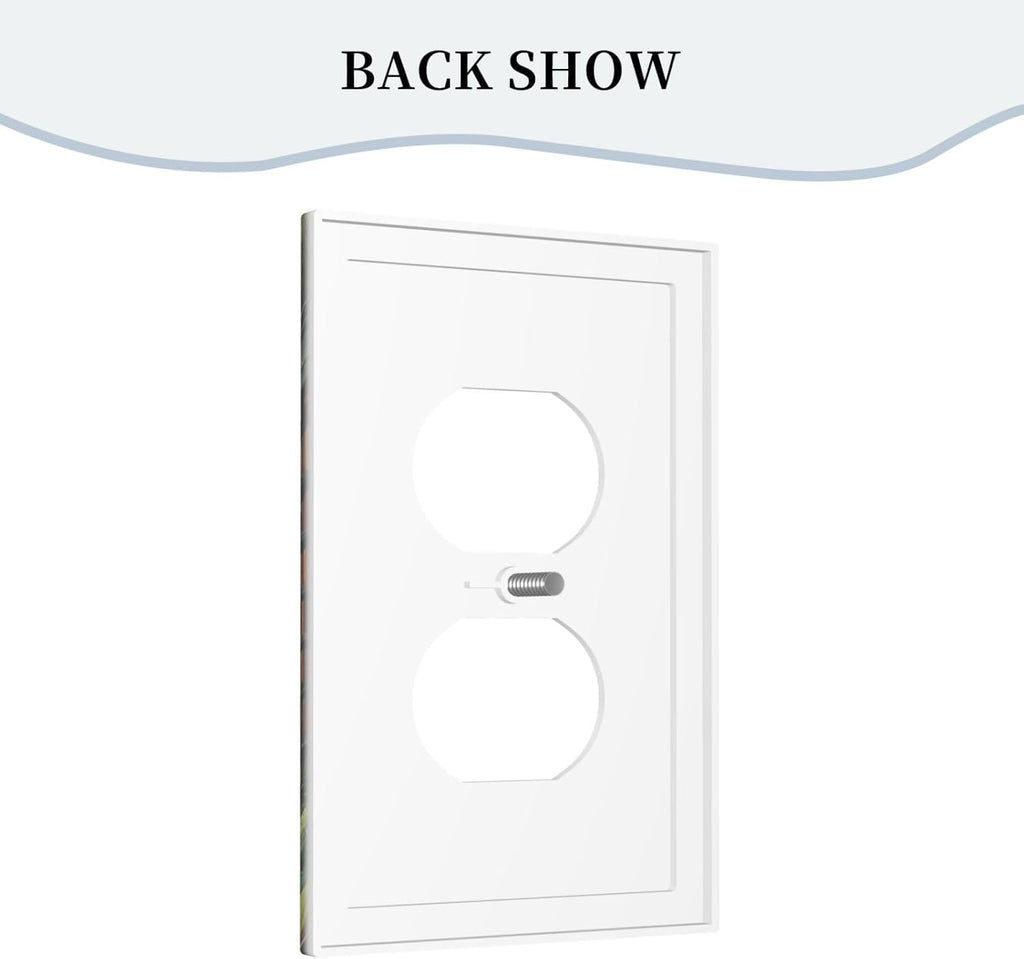 Library With A Lot Of Books Light Switch Cover 1 Gang Outlet Plate Single Duplex Wall Plate Covers Decorative Switchplate Covers Electrical Faceplate for Home Decor