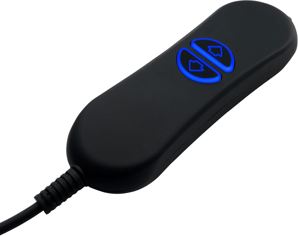 2 Button 5 Pin Prong Hand Control Controller Remote with USB and Backlight for Lift Chairs Electric Sofa Power Recliners