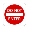 Do Not Enter Sign 24” X 24”. A Real Sign. 3M High Intensity Prismatic Reflective Sheeting With 10 Years Warranty.