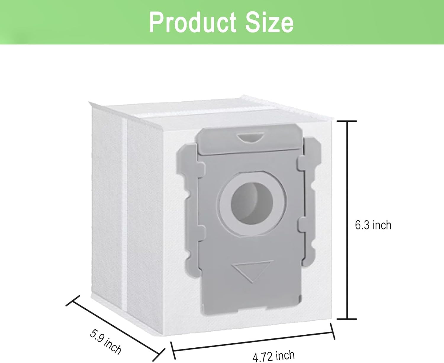 22 Pack Vacuum Bags for iRobot Roomba i7 i7+ i3 i3+ i8 i8+ j5+ i5+ i4 i4+ i1+ i6 i6+ j5+ j7 j7+ s9 s9+, i and s and j Series Clean Base Automatic Dirt Disposal Bags
