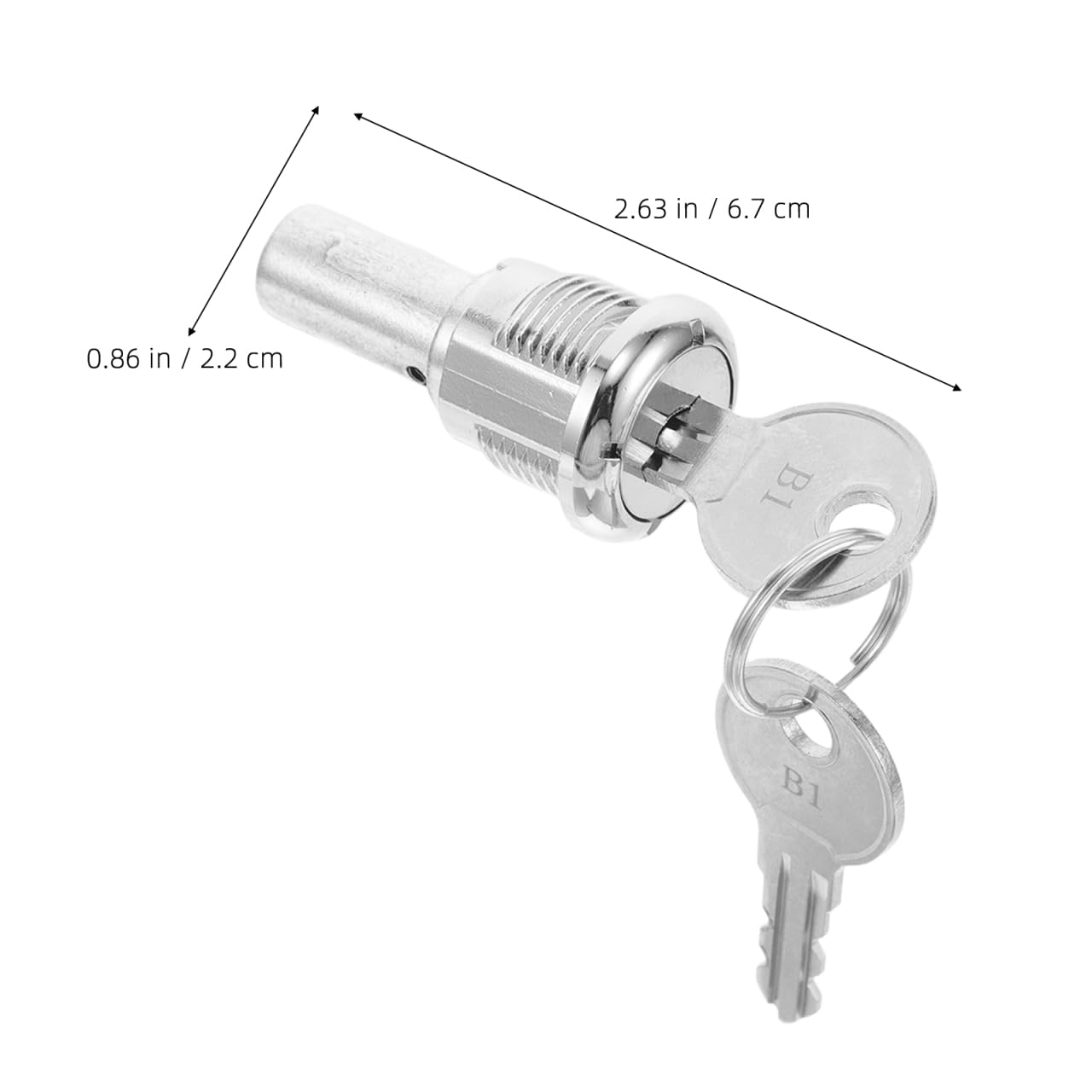 Garneck Vending Machine Lock Key Set Replacement Lock for Soda Vendor Vending Machine for Gumball Candy Snack Dispensers Easy Installation