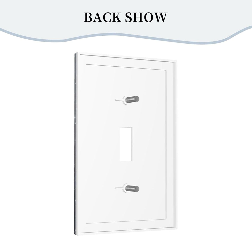 Personalized Wall Plate Decorative Light Switch Cover Night Sky Star Cosmic Starry Fantasy Galaxy Universe Space Single Toggle Switchplate 1 Gang Switchcover Decora Light Switch Plate