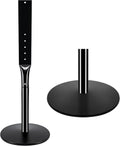 Heavy Duty Parking Sign Post Stand 49", 20lbs Cast Iron Base Sign Post for Outside Sign Holder, Yard Sign Stand, Street Sign Post, Black