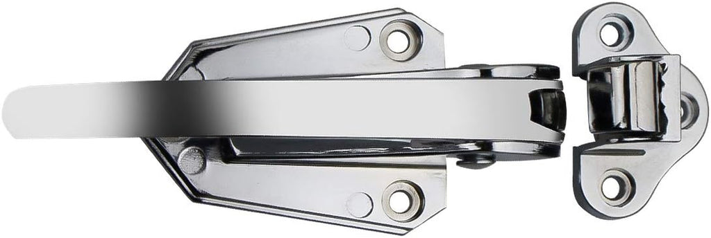 Freezer Door Flush Mounted Walk in Latch Handle, 105mm, Silver Tone