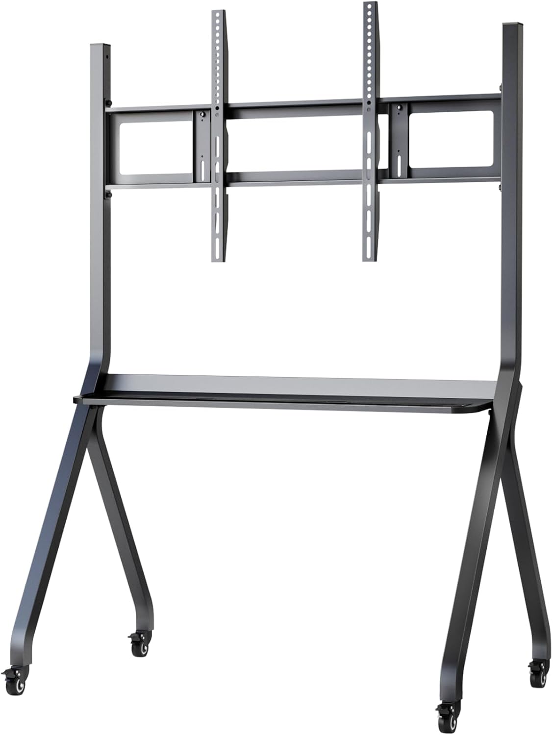 Shiarffe R9 Smart Board with Stand 4K Interactive Whiteboard EDLA-Certified All-in-One Touchscreen Digital Display Built-in 50MP AI Camera Mics and 60W Speaker for Classrom Hybrid Work