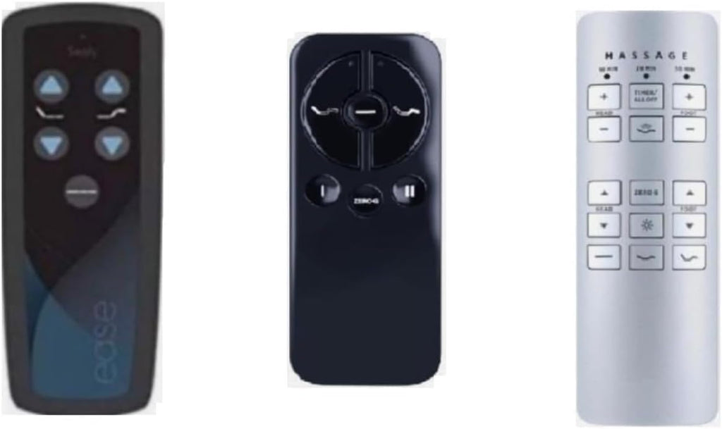 Replacement Remote Control Compatible with Sealy Ease Adjustable Bed (Value Silver or Black Remote)