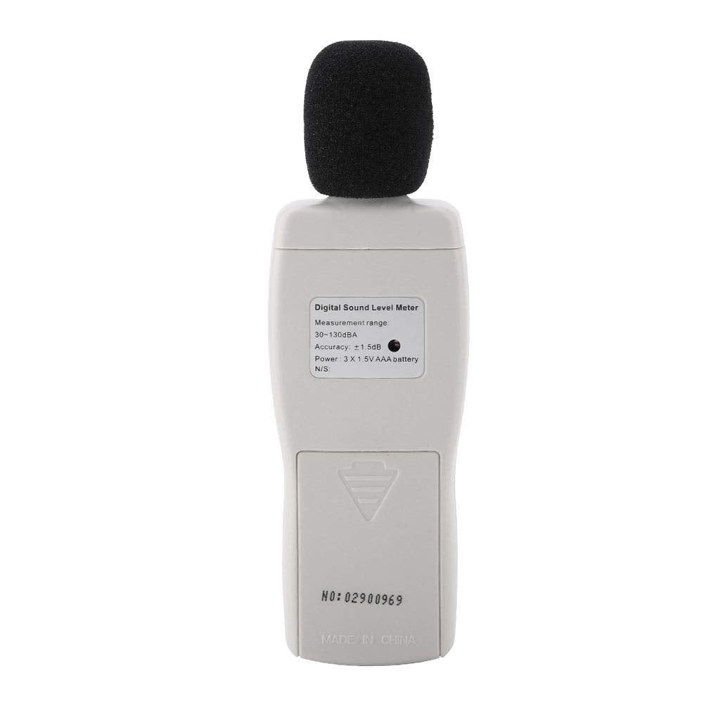 Yctze Smart Sensor AS804 Digital Sound Level Meter - Accurate 30-130dBA Measurement with LCD Display, Ideal for Automotive, Industrial, and Home Noise Testing