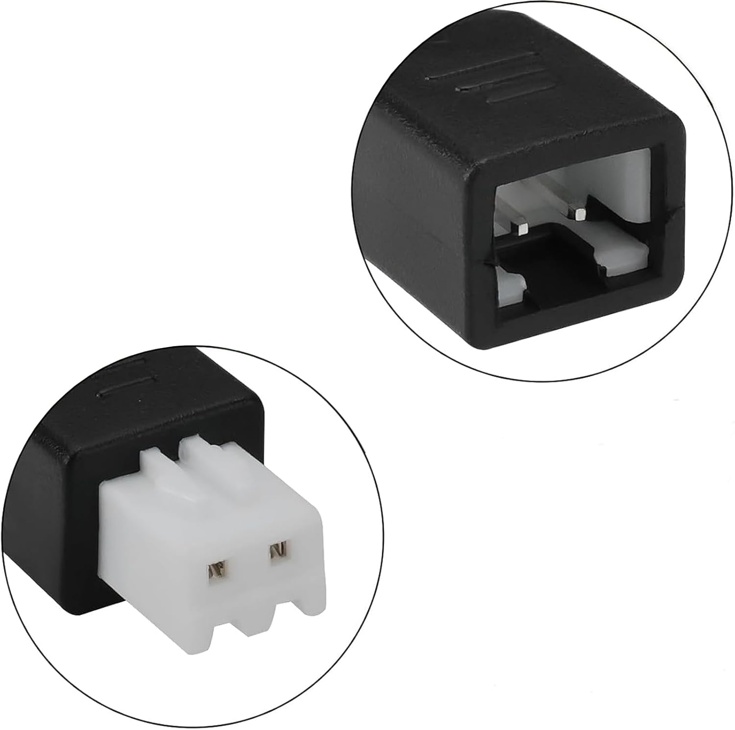 2-Pack Parking Sensor Extension Cable - Includes Two 4.5m (14.763ft) Cables for Extended Pickup Trucks, Sedans, and Vans; Compatible with Front Bumper Sensor Probe Installation