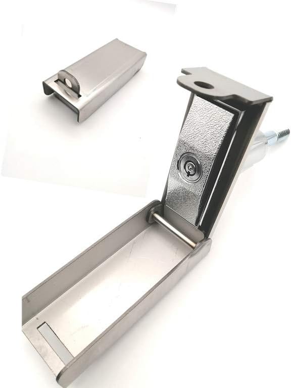 Vending Machine Door Lock Stainless Steel Protection Cover, T Handle Vending Machine Lock Protection Cover, to Prevent The Lock Cylinder from Being Stolen or Damaged