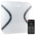 Korescale Digital Smart Scale with BMI, Body Fat, Muscle Mass, Weight | Highly Accurate Bathroom Scales, Bluetooth Composition Analyzer | Compatible with KoreHealth (White)