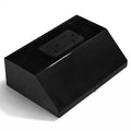 Under Cabinet GFCI Safety Outlet, 20 AMP, Self-Testing, Wall Distribution Box (Black)