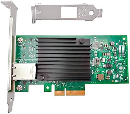 PCI-E PCI Express X4 10Gb Network Interface Card with Intel Chipset X550-T1 Ethernet Single RJ45 Port Server LAN Adapter NIC