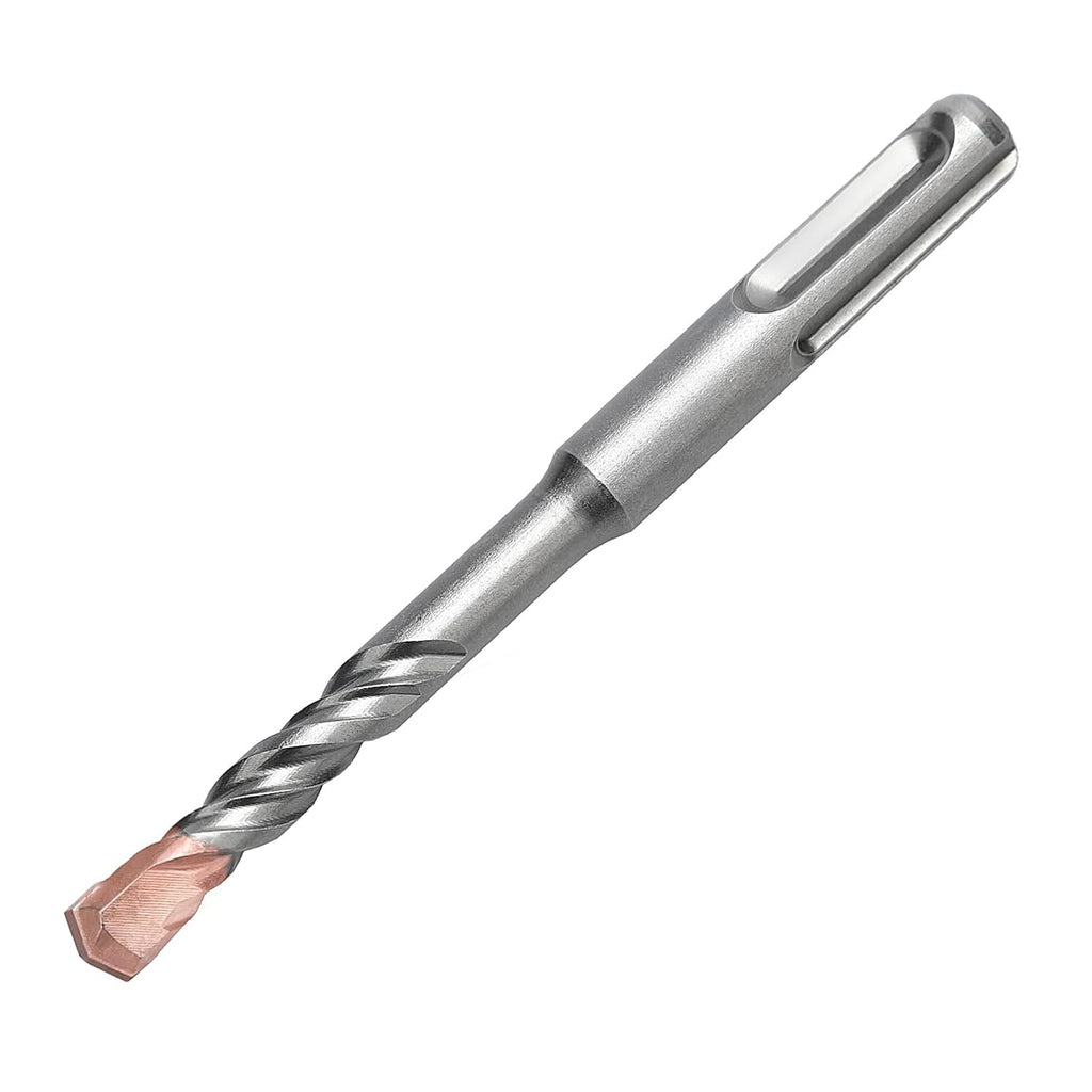 1/4 x 6.3 inch (6x160mm) SDS Plus Masonry Drill Bit, Rotary Hammer Drill Bit,Concrete Drill Bit for Concrete, Brick, Block (6.3 inch / 160mm Length, 1/4 inch (6mm))