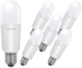Jolux led Stick Lights for Enclosed Fixture,Led bulbs100 Watt Equivalent,5000K Daylight,1500 LM,E26 Medium Screw Base,High Lumen Light Bulb,Non-Dimmable, 6 Count (Pack of 1)………