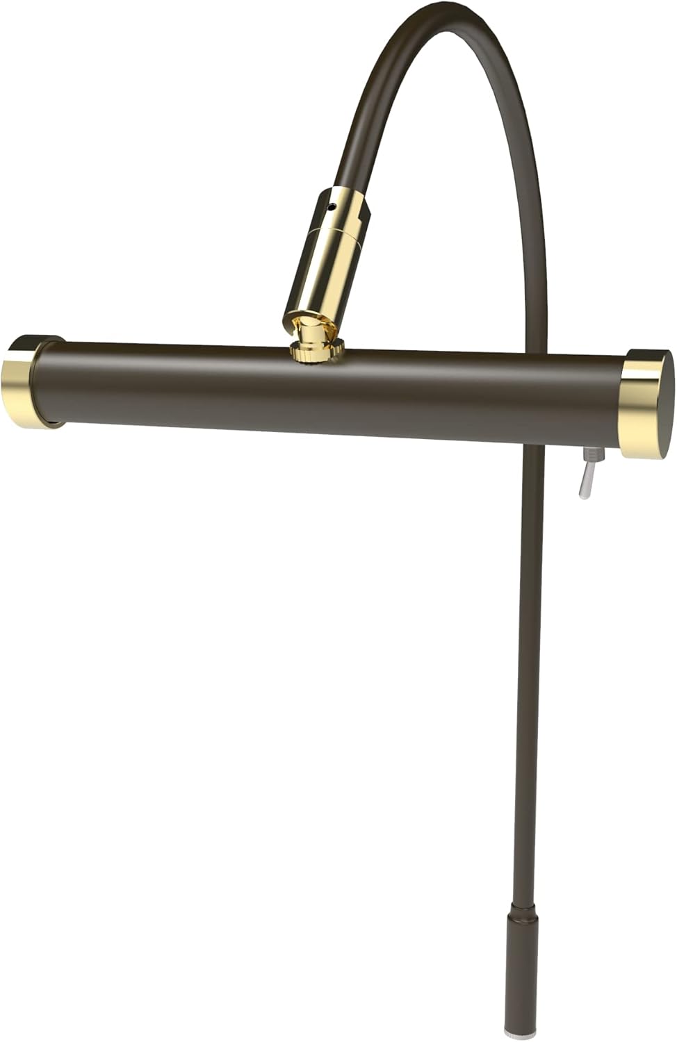 Cocoweb 6 Inch Tru-Slim Mahogany Bronze Picture Light - LED, 2700K, Adjustable Arm, Plug-in, Toggle Switch, Sleek and Compact Design