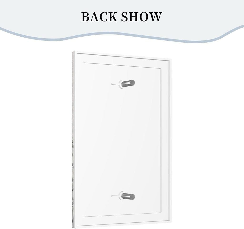 Decorative Light Switch Plate Covers Sketches of Wildflowers and Grasses 1 Gang No Device Single Blank Outlet Covers Wall Plate Light Switch Cover Plate Faceplate for Bedroom Home Decor