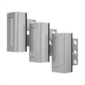 3 Pack Home Security Door Reinforcement Lock, Childproof Safety Door Lock Latch Stopper, Removable Screw-Mounted, Prevent Home Unauthorized Entry, Aluminum Construction, Withstands 800 lbs