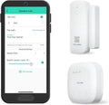 YoLink LoRa Smart Door Sensor Starter Kit: SpeakerHub Audio Hub & Door Sensor - Up to 1/4 Mile Range, Door Left-Open Reminders, up to 5 Year Batteries, Alexa, IFTTT, Home Assistant (2.4GHz WiFi Reqd)