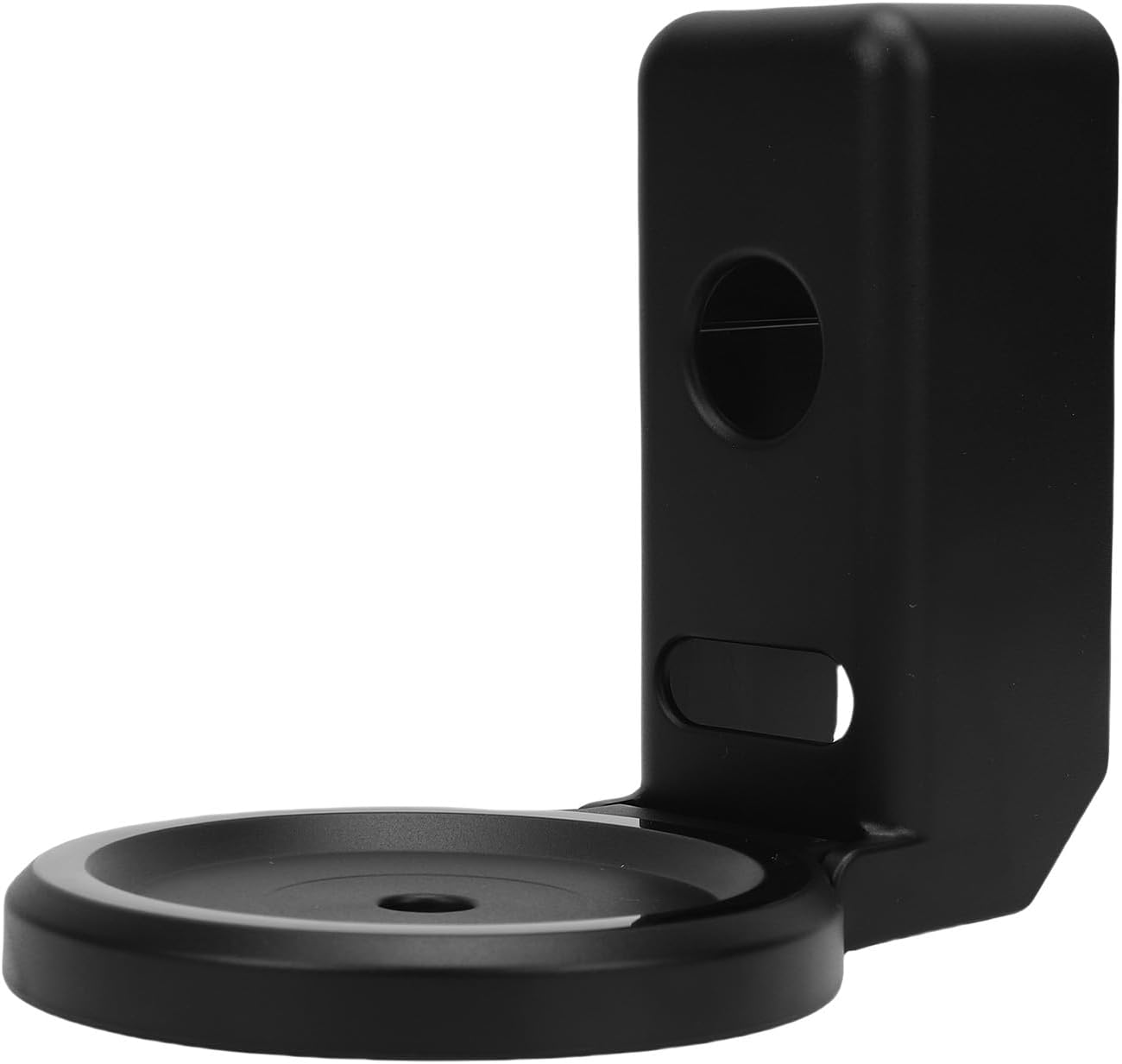Yosoo Wall Mount Bracket for Dot 4th 5th Gen, Space Saving Speaker Holder Compatible with Smart Home Devices, Adjustable ABS Wall Stand for Living Room or Bedroom Use (Black)