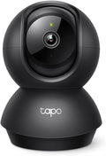 Tapo 2K Pan/Tilt Indoor Security Camera for Baby Monitor, Pet Camera | Motion Detection & Tracking | 2-Way Audio | Cloud & SD Card Storage | Works w/Alexa & Google Assistant | Black C211