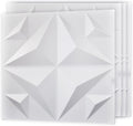 Art3d Decorative 3D Wall Panel, 32 Sq.FT PVC Interior Wall Decor for Living Room, Bedroom, Lobby, Office, Shopping Mall, White