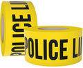 Police Line Do Not Cross Tape 2 Pack 3 inch X 1000 feet • Bright Yellow with a Bold Black Print • 3 in. Wide for Maximum Readability • Tear Resistant