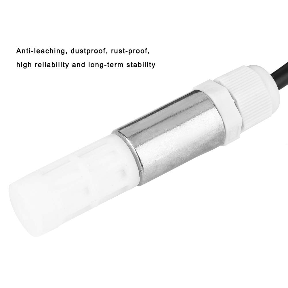 FS400-SHT3X Soil Sensor, Dustproof Temperature Humidity Sensor Stainless Steel Plastic Housing I2C Output, Soil Temperature and Humidity Sensor Probe(SHT35)