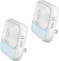ZISUYU Motion Sensor Night Light Plug in with 3 Modes,Dual Colors,Dimmable,UL-Certified,Dusk to Dawn Sensor Nightlight Plug into Wall Ideal for Home Bathroom Kitchen Hallway Stair Toilet 2 Pack