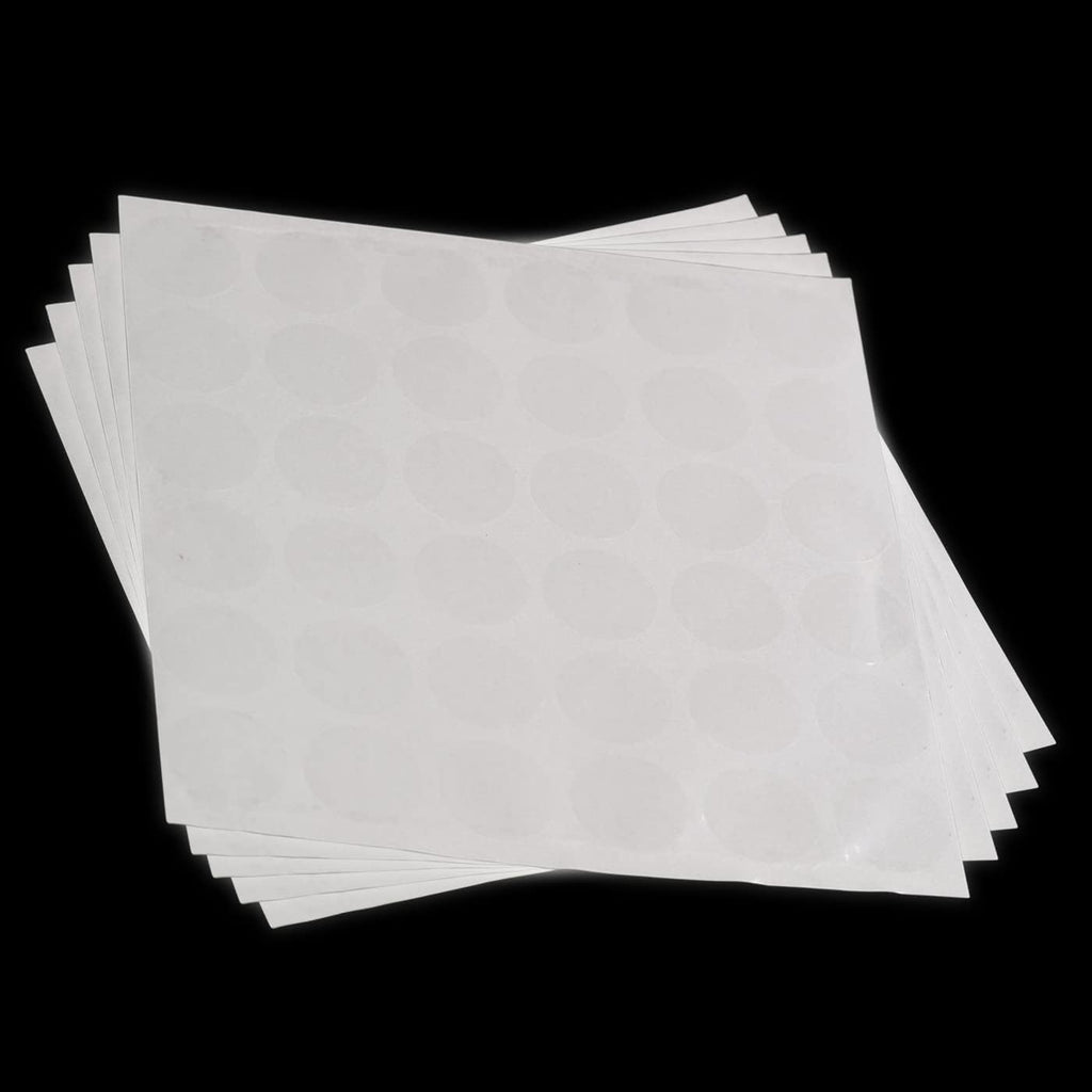 Transparent Blank Tamper Evident Labels Crystal Clear Sealing Package Seal Self Adhesive Security Warranty Void Tamper Proof Stickers (100pcs Round)