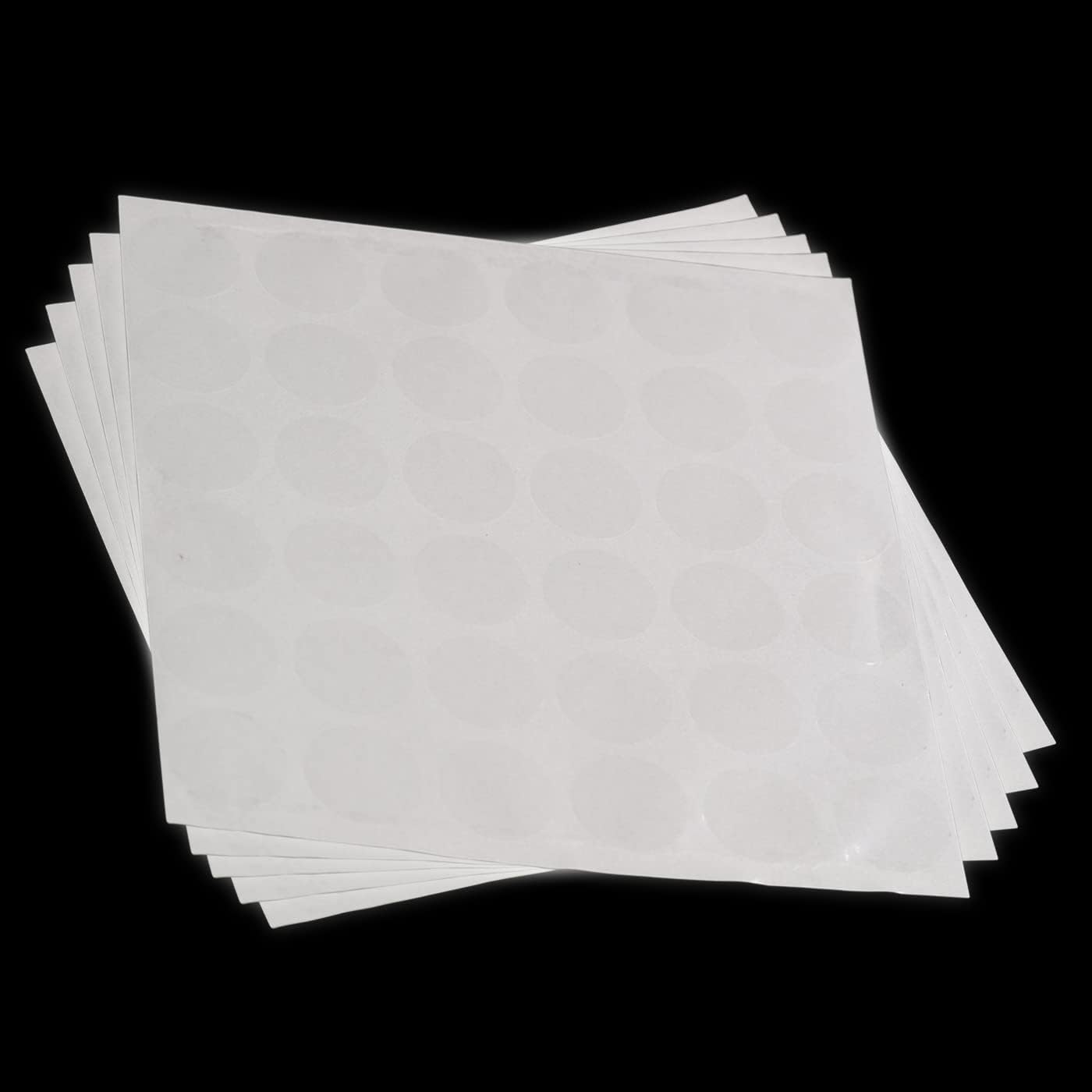 Transparent Blank Tamper Evident Labels Crystal Clear Sealing Package Seal Self Adhesive Security Warranty Void Tamper Proof Stickers (500pcs Round)