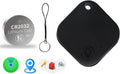 Bluetooth Tracker Tag 1 Pack, Work with Apple Find My (iOS Only, Not for Android), Item Finder for Keys, Backpack, Suitcase, Wallet, Luggage, Black