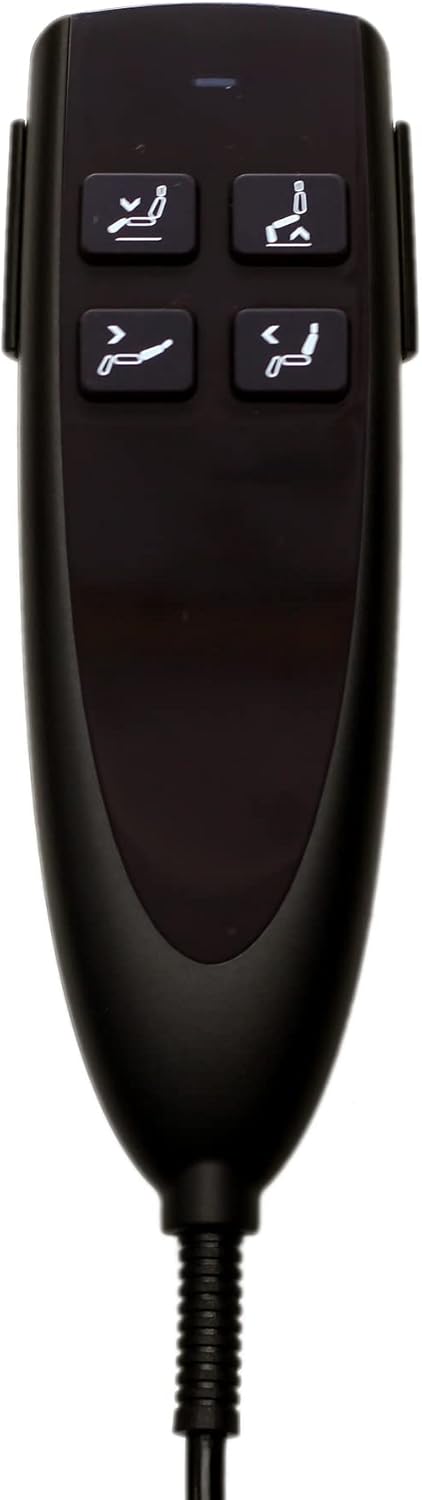 Uetmulik 4 Button 5 Pin Prong Lift Chairs Power Recliners Remote Hand Control Handset Model HS.13.04.01A Replacement
