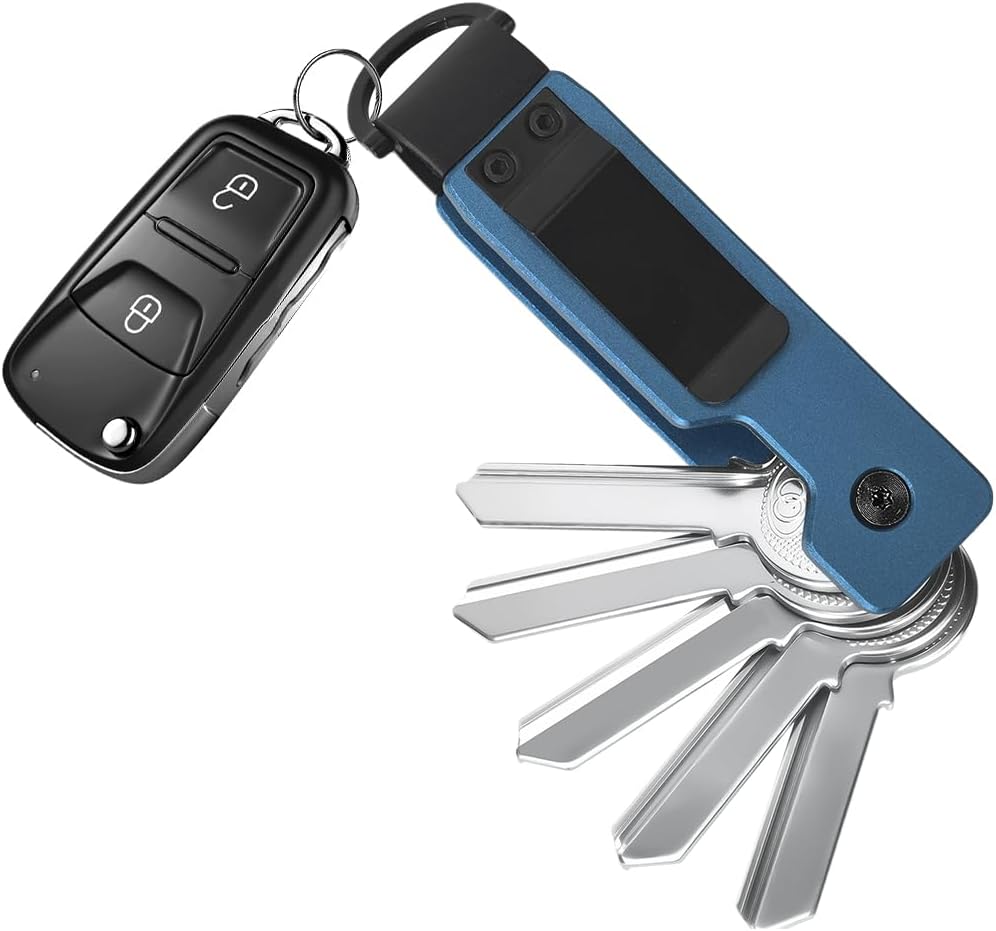 Keychain Key Holder Keychain Tile For Men/Women Key Finder Ring/Organizer for Car Keys Keyring Accessories 2-5 Keys