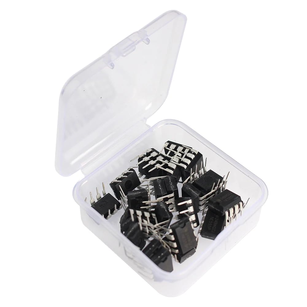 NE555 Timer IC NE555P Pulse Generator DIP-8 - Single Precision - with Box - 25PCS
