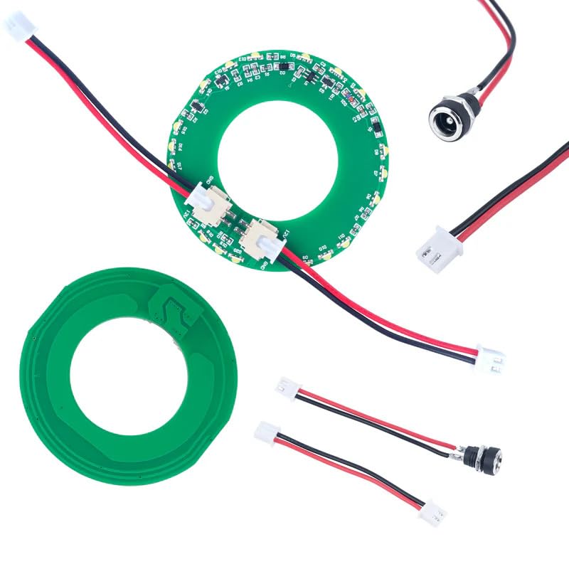 Touch Sensor Circuit Board DIY Touch-Sensitive Smart Table Module Built-in LED Light for Hexagon Coffee Luminous Table Touch Light Up Touch Switch 10Pcs (RGB)