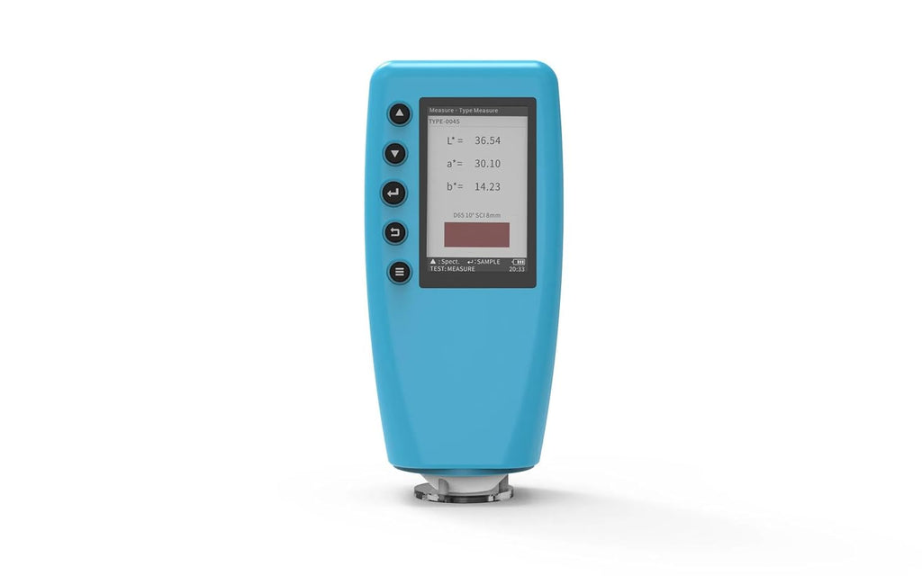 New Portable Simplified Colorimeter WR10QC Digital Color Reader, Apertures 8mm, Color Simulation, ΔE*ab<0.1, CIELAB, Wavelength: 400-700nm