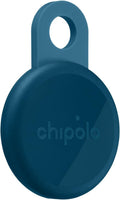 Chipolo LOOP - Rechargeable Bluetooth Tracker for Key and Pocket Location, Compatible with Apple or Google, Call Your Phone & Out of Range Alerts for Android (Navy)